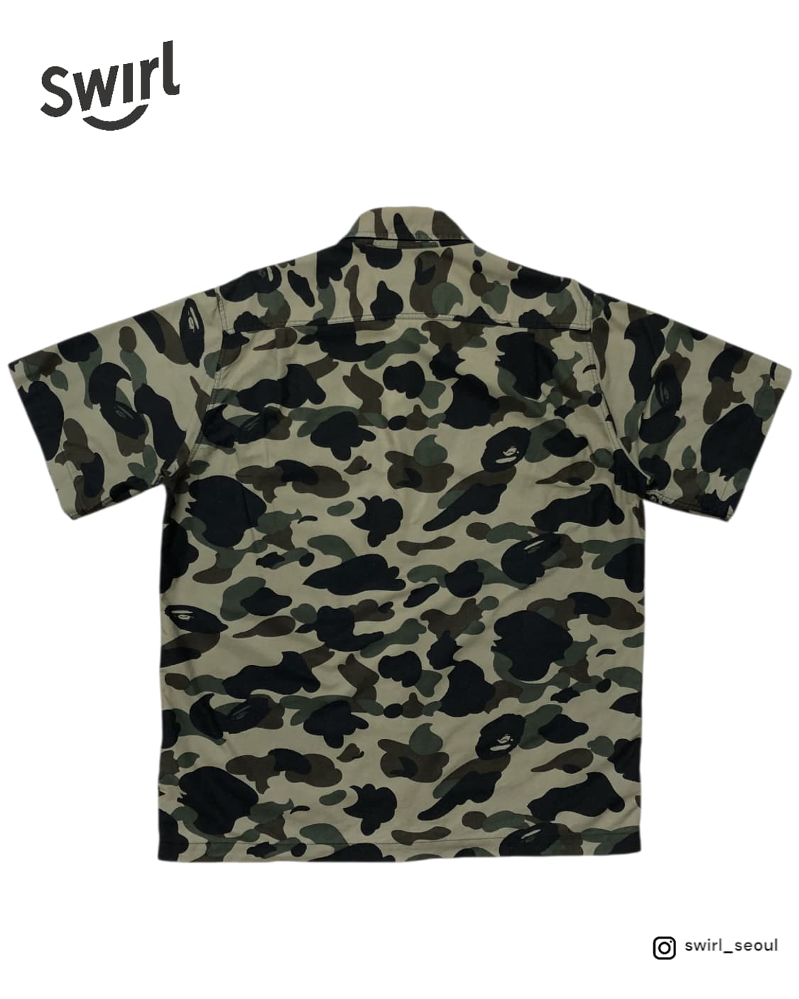 BAPE 1st camo half shirts 상품이미지2