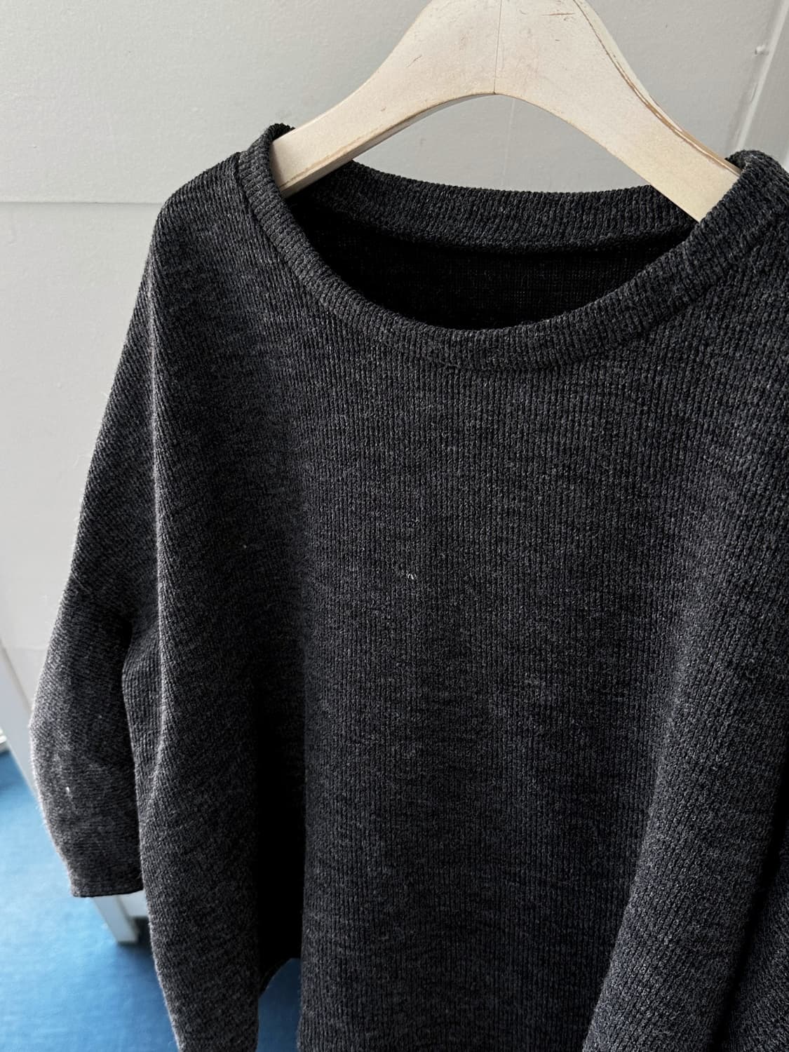 Fuff sleeve design wide silhouette knit  상품이미지3