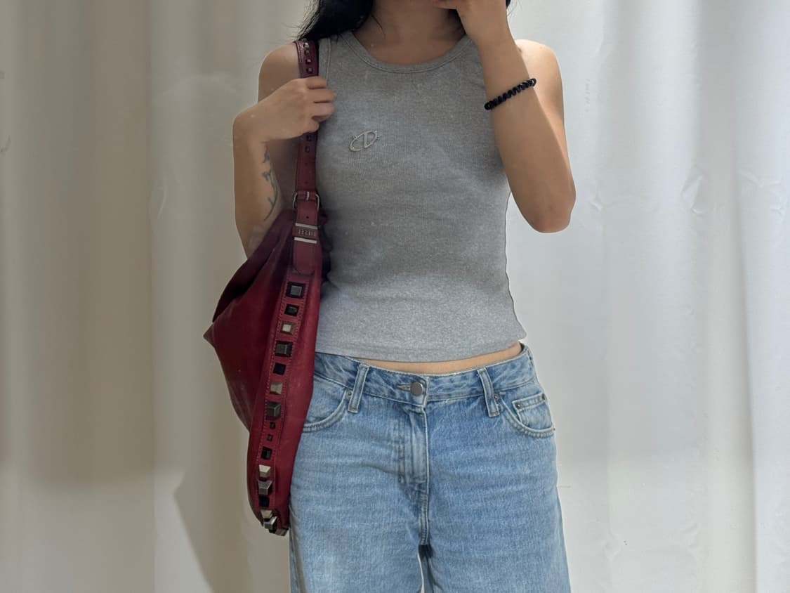 디젤 올드빈티지 레더 빅백 상품이미지6