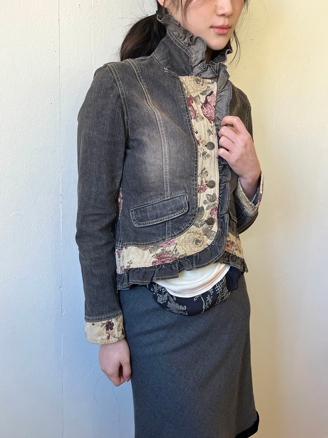 OHLALA 프렌치 데님 자켓 상품이미지4