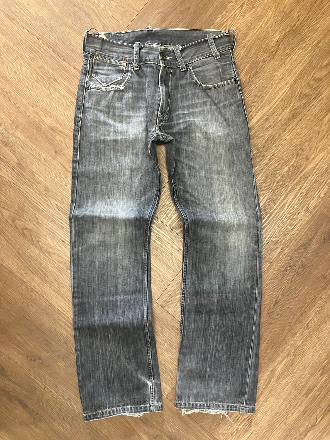 N270 리바이스 523 데님팬츠 그레이 상품이미지4