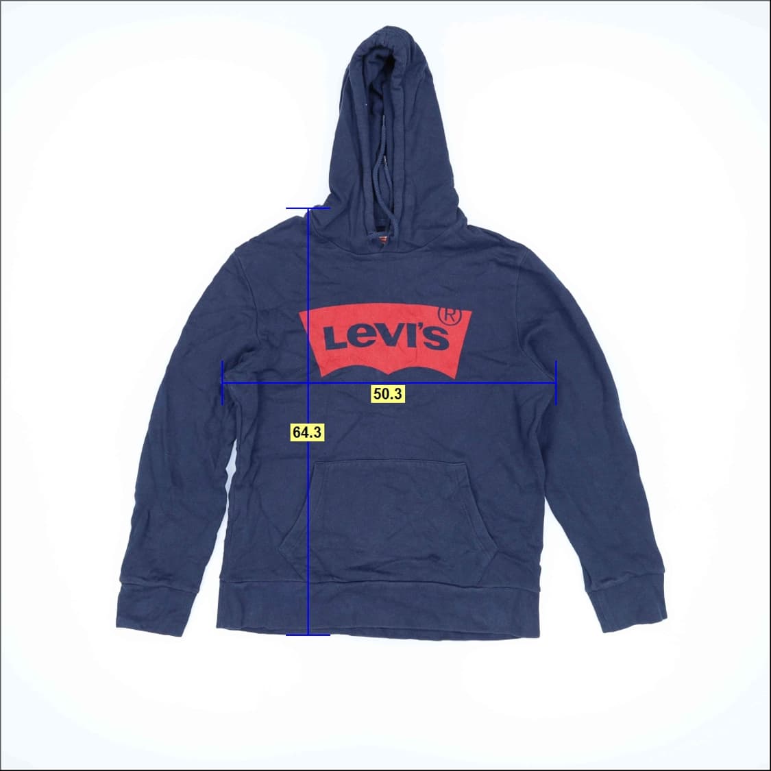 [L] 리바이스 빅로고 풀오버 후드티 1219H1 상품이미지6