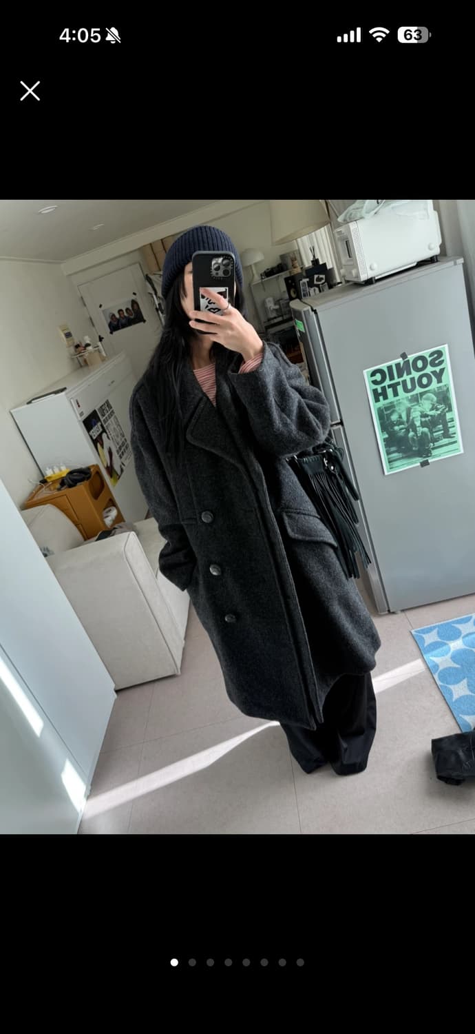 이자벨마랑(Isabel Marant) 울100 오버사이즈핏 코트 상품이미지2