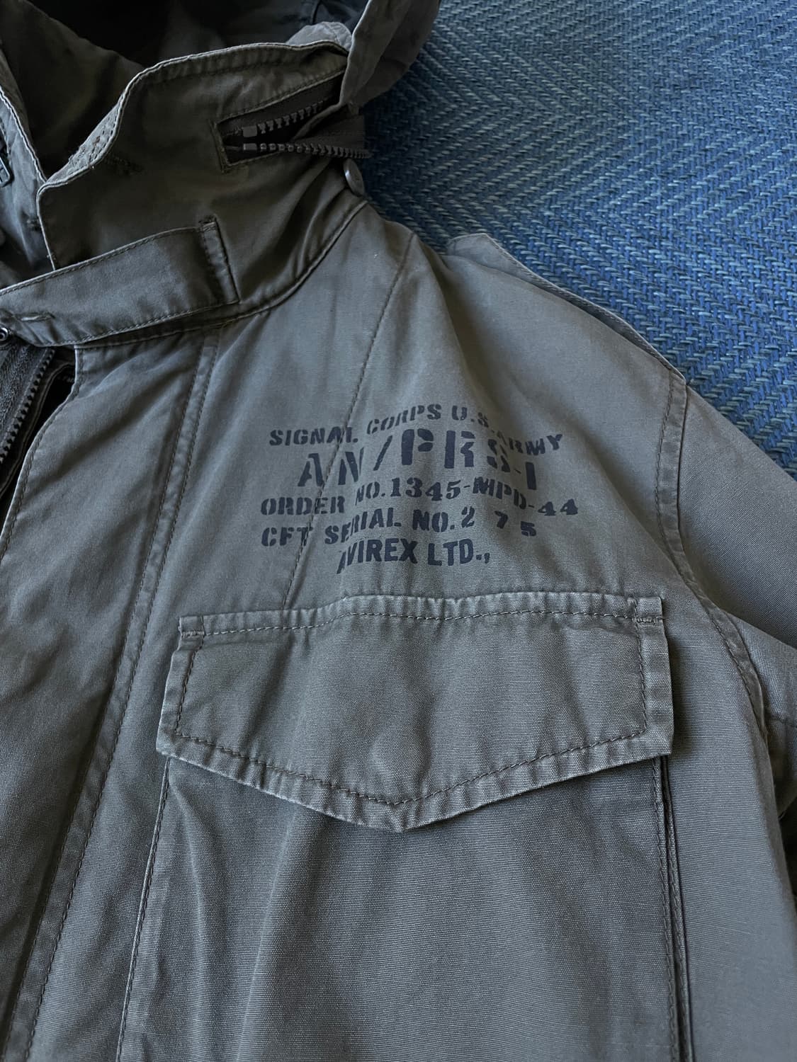 avirex 아비렉스 밀리터리 코튼 야상 자켓 상품이미지5