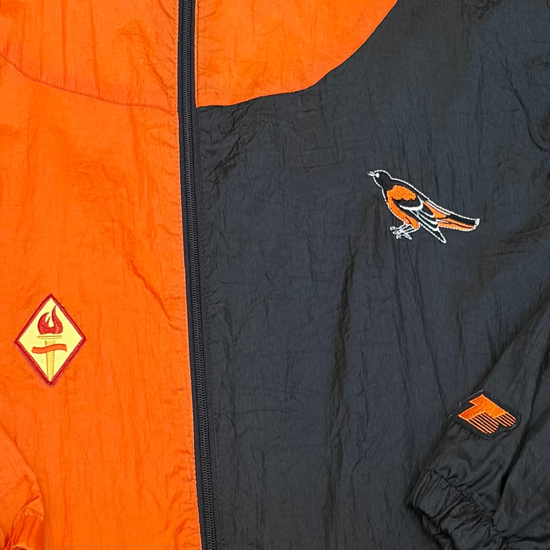 레어 90s 미국 빈티지 제뉴언머천다이즈 MLB 볼티모어 바람막이 상품이미지5