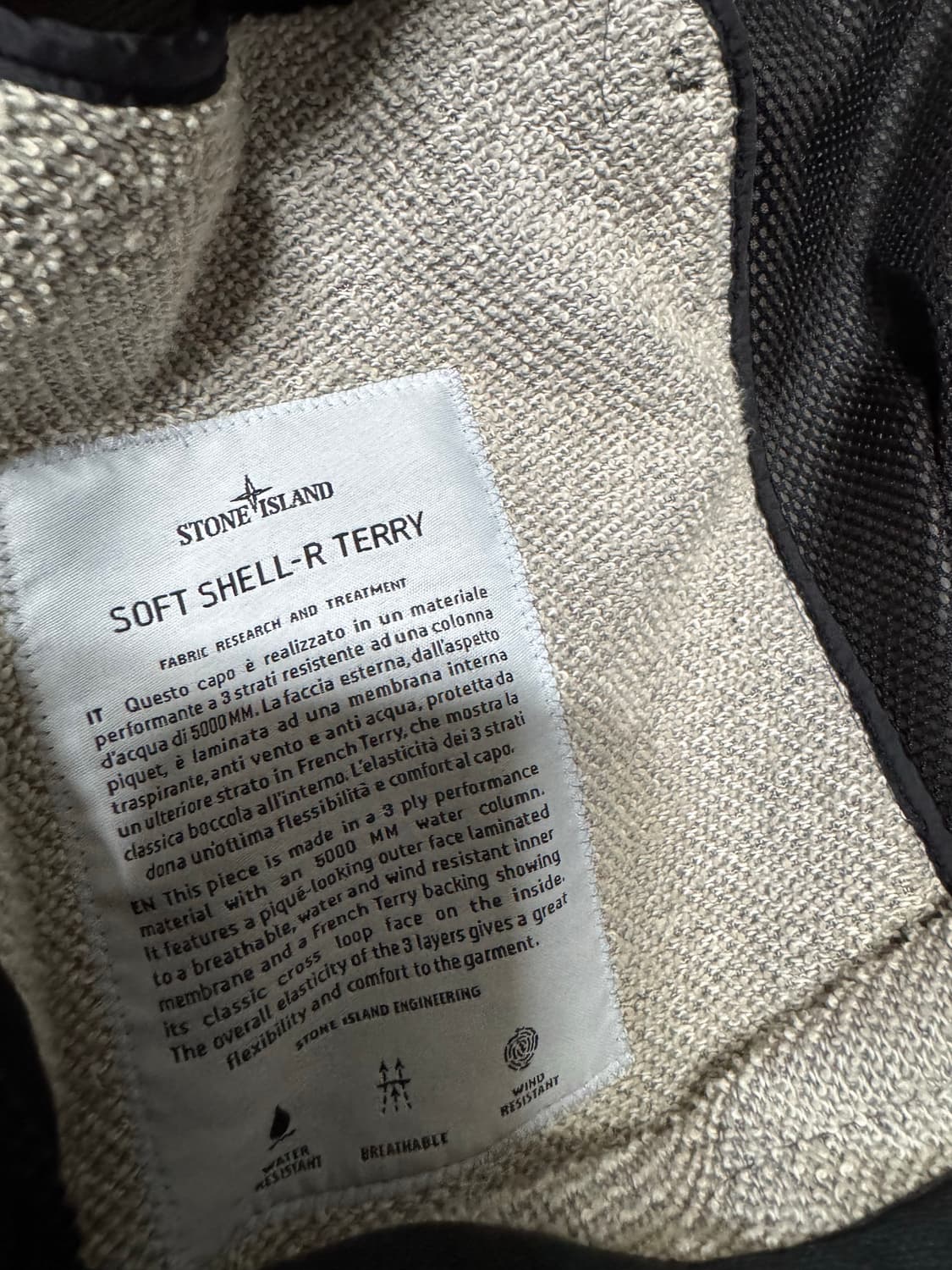 M 스톤아일랜드 소프트쉘 테리 상품이미지9