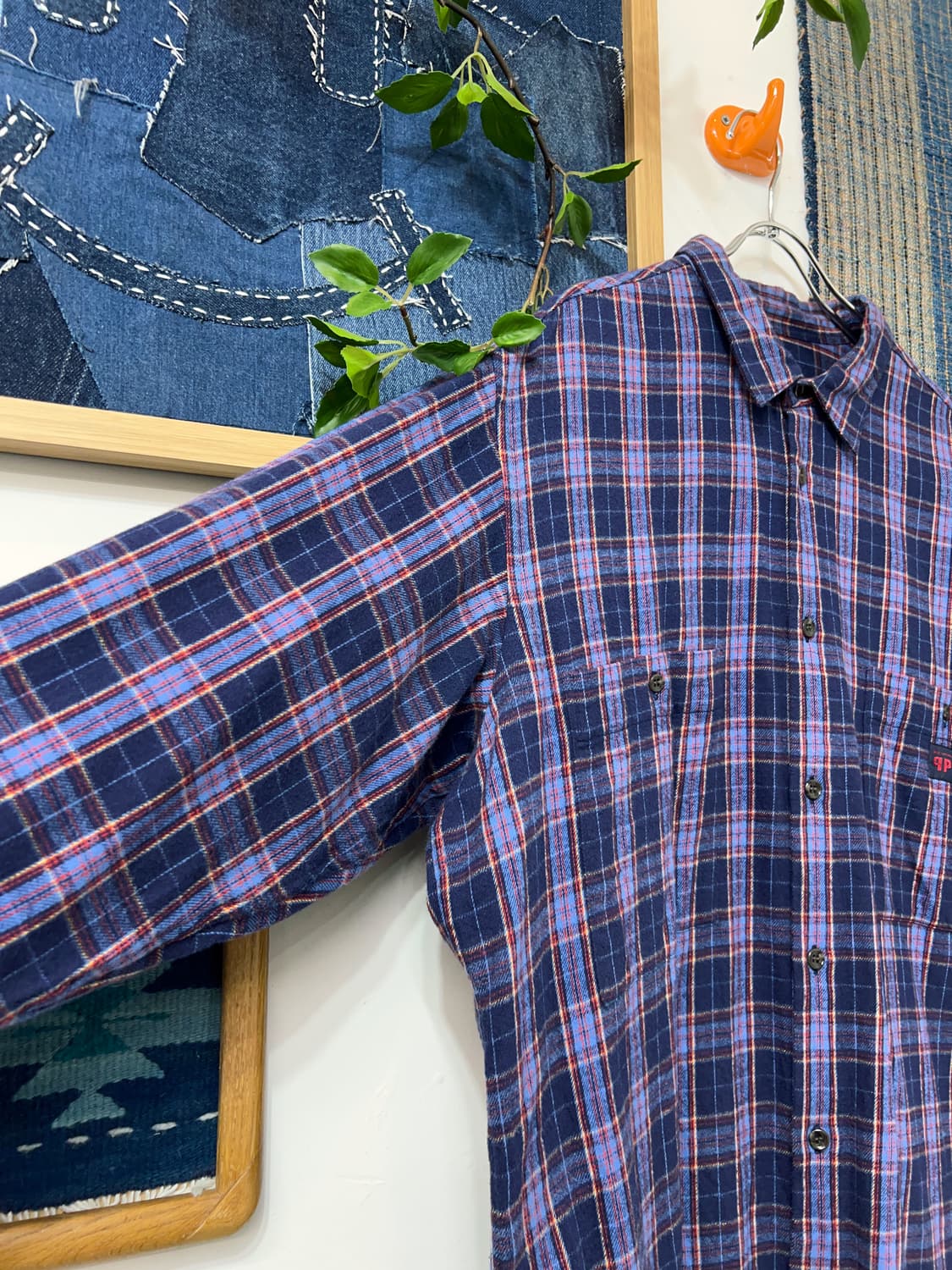PAPAS  Flannel Check Shirt 상품이미지6