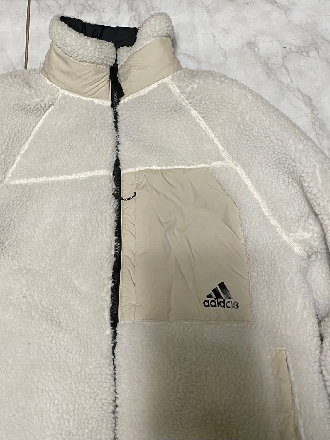 아디다스 후리스 양면 패딩점퍼 95 상품이미지2