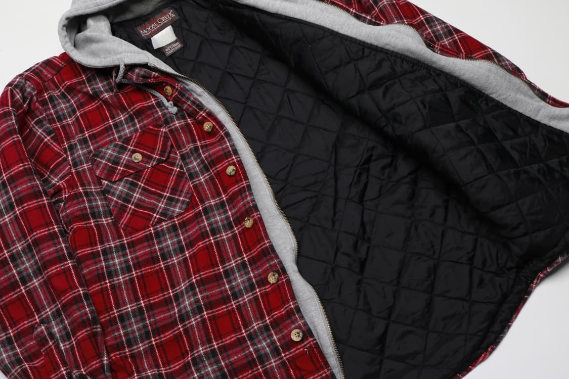 [L] 무스크릭 후드 플란넬 셔츠 자켓 상품이미지6