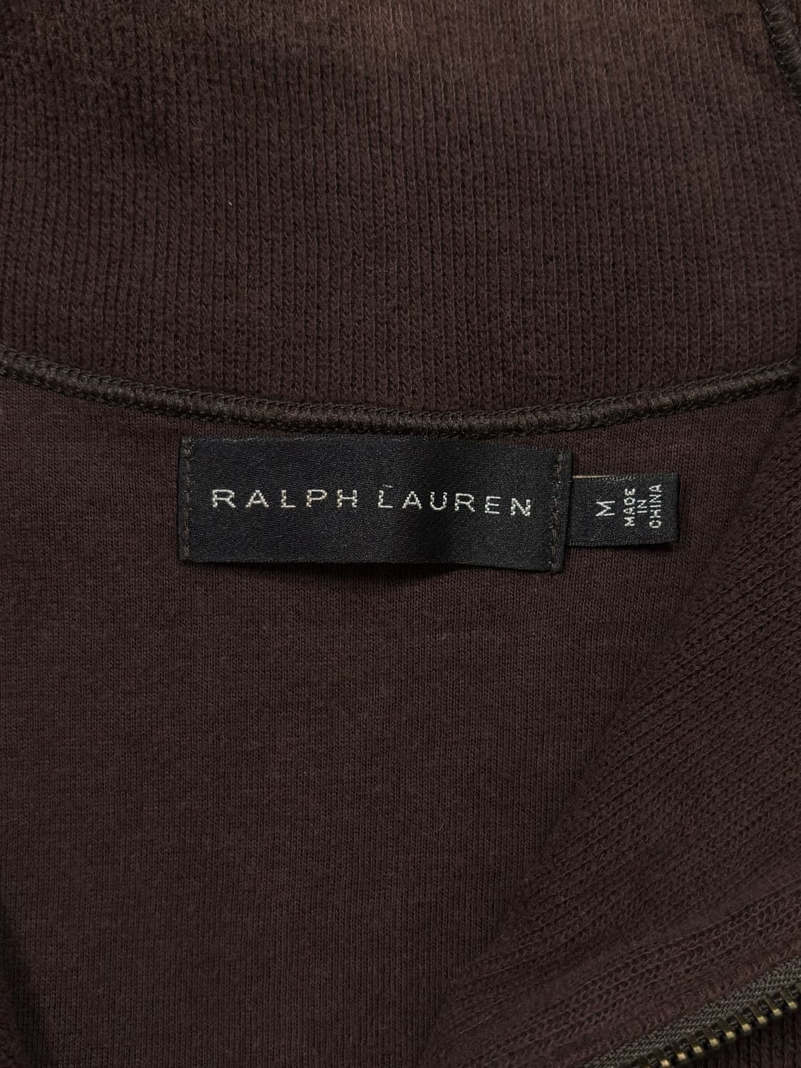 랄프로렌 블랙 라벨 브라운 하프집업 상품이미지7