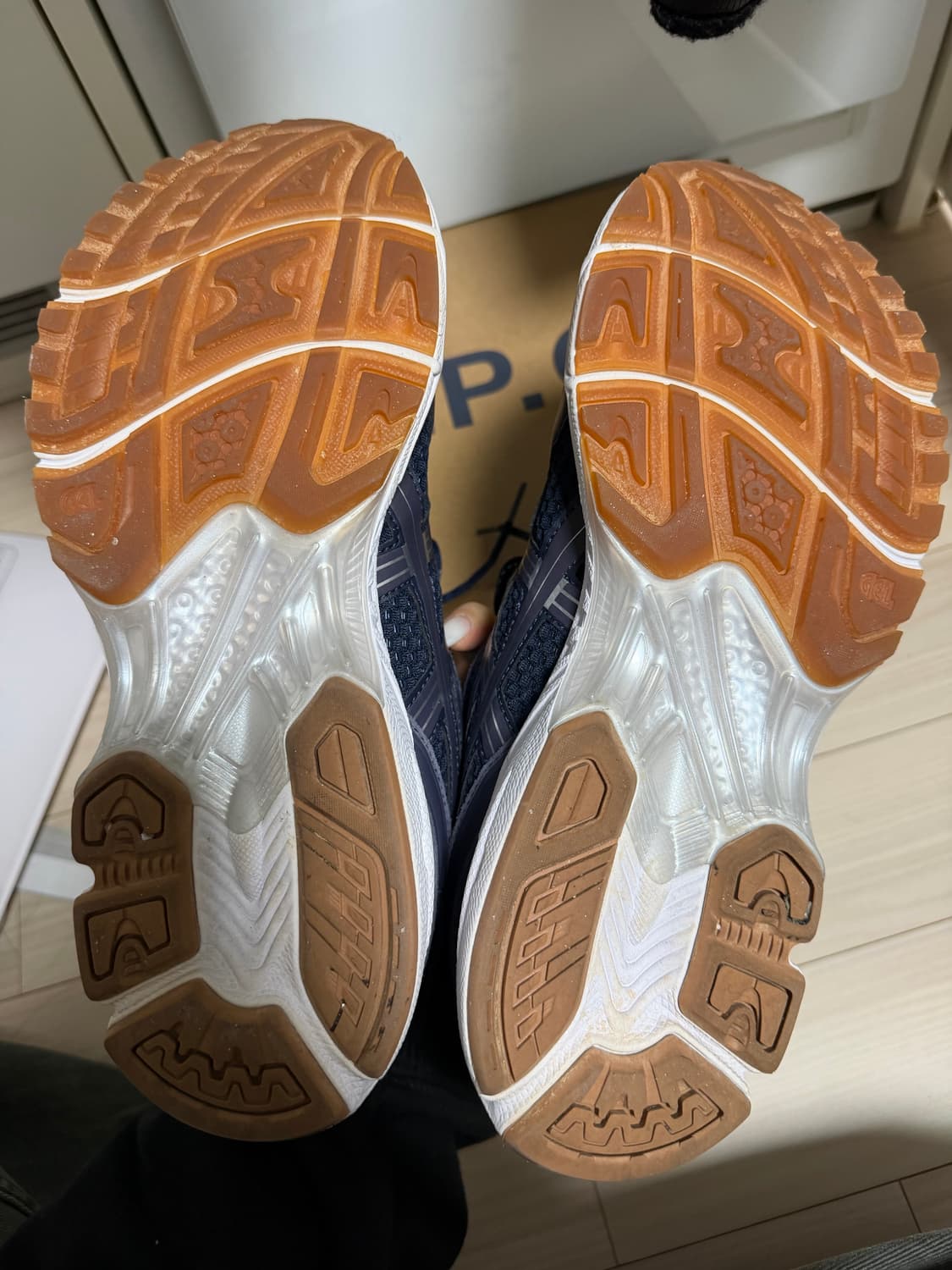 아식스 x 아페쎄 젤 카야노 14 미드나잇 인디고 포그 280 상품이미지7