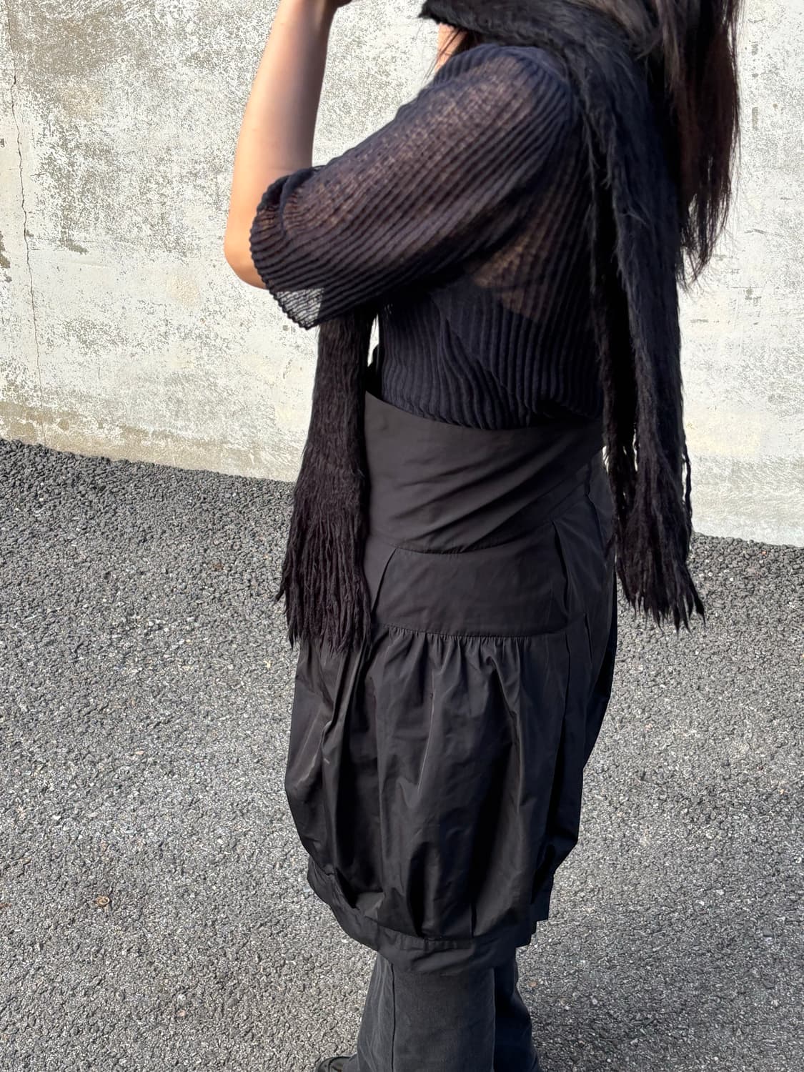 드리스 반 노튼 볼륨 스커트 상품이미지3