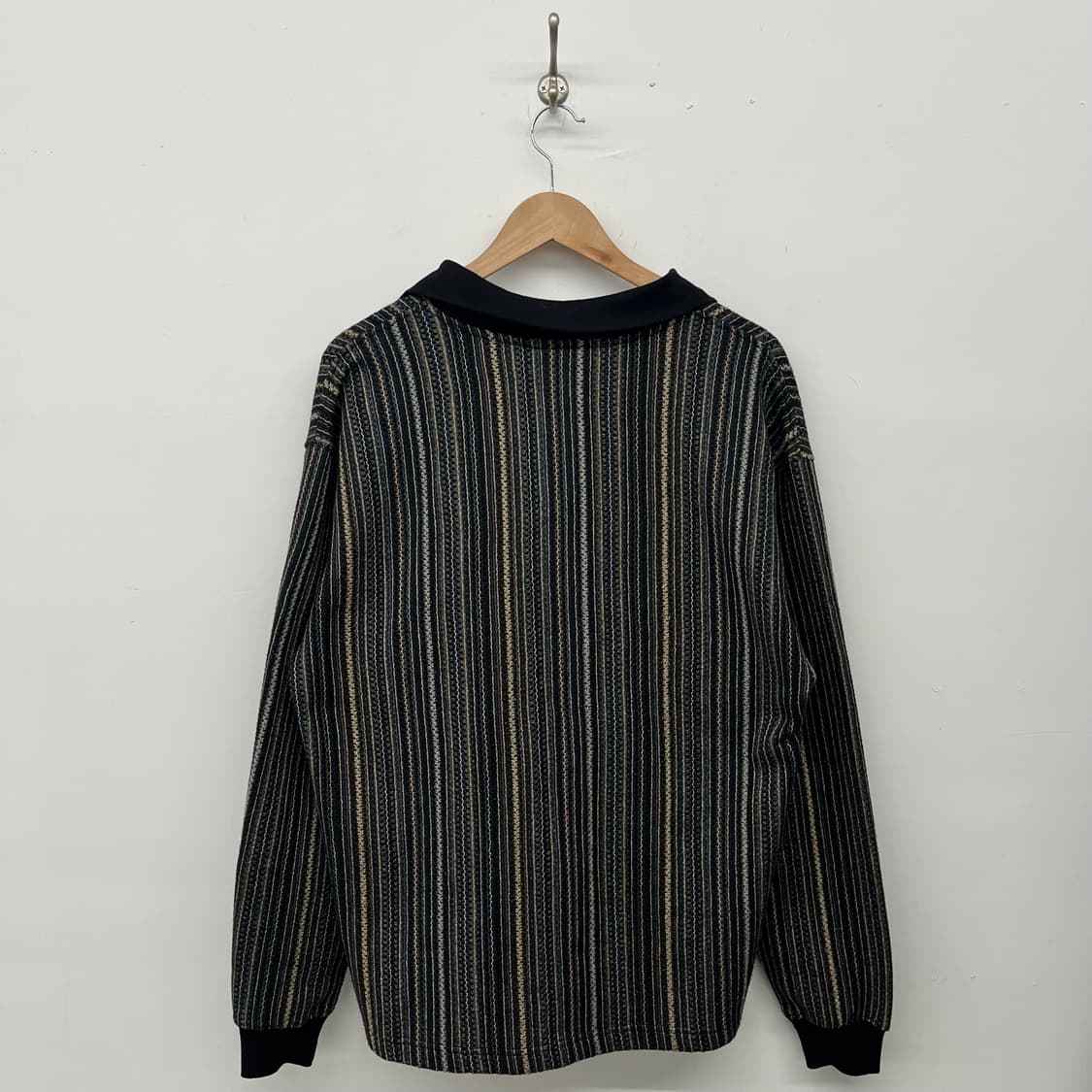 LMC 스트라이프 긴팔 티셔츠 남L 상품이미지5