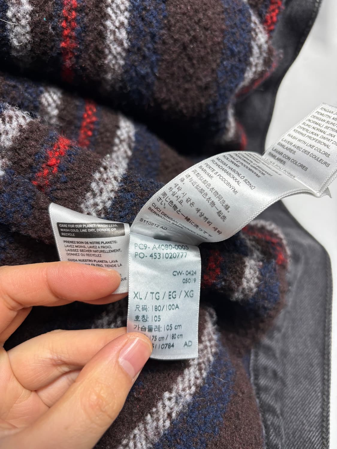 Levis 리바이스 프리미엄 시어링 카라 흑청 쉐르파 데님 자켓 1세대 상품이미지6