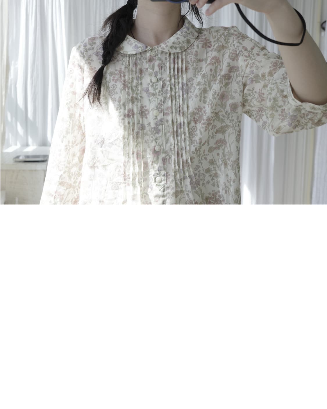 Flower vintage round shirts 상품이미지8
