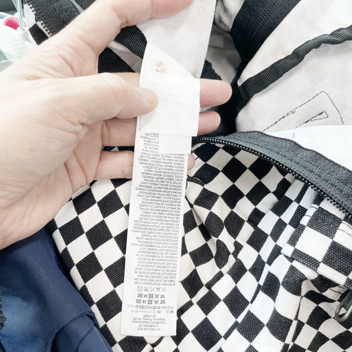 반스 체커보드 캐주얼백팩 진스센스 상품이미지4