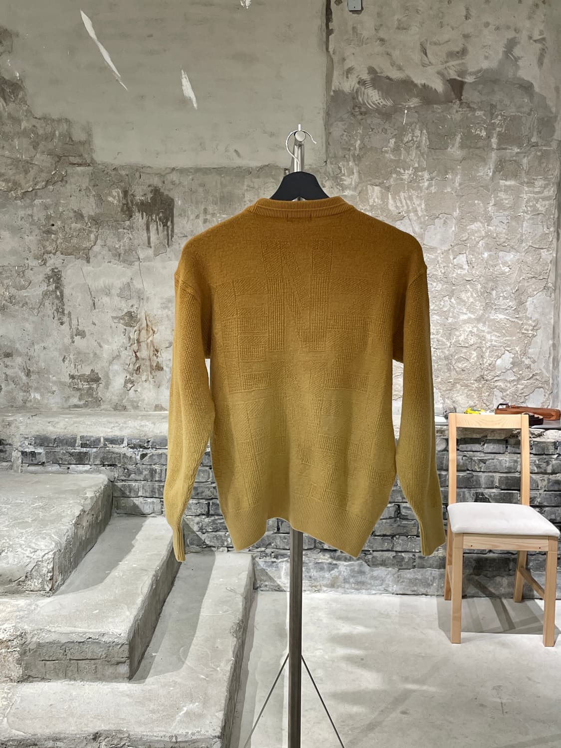 겐조 골프 골드 그라데이션 자카드 울 니트 상품이미지6