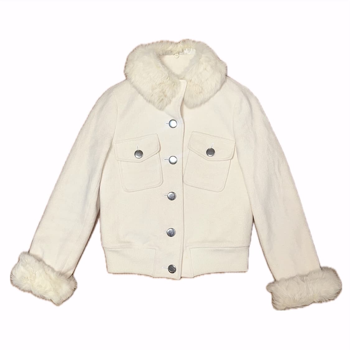 Barbie 퍼 카라 자켓 빈티지 y2k갸루 상품이미지2