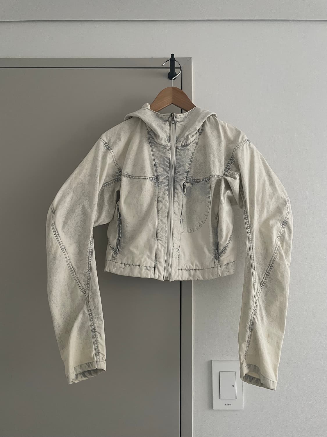 혜인서 워시드 크롭자켓 2 size 상품이미지1