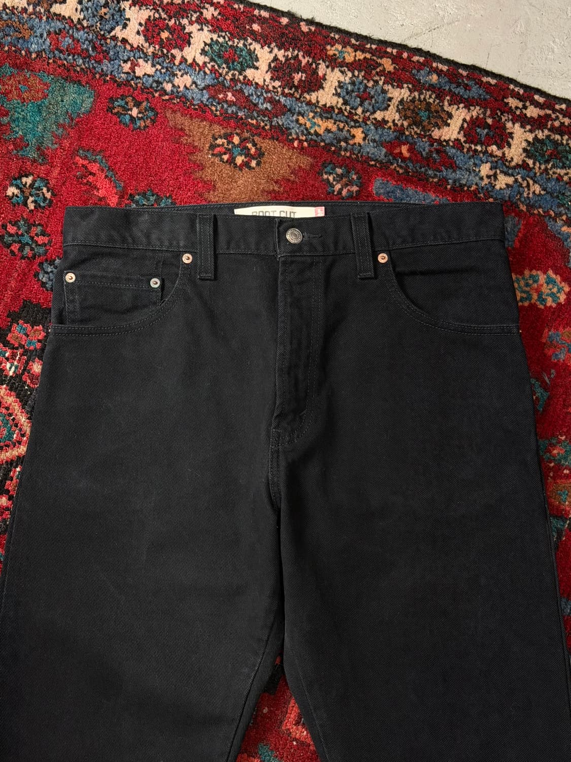 00's 빈티지 리바이스 517 블랙 부츠컷 리바이스 플레어진 상품이미지6