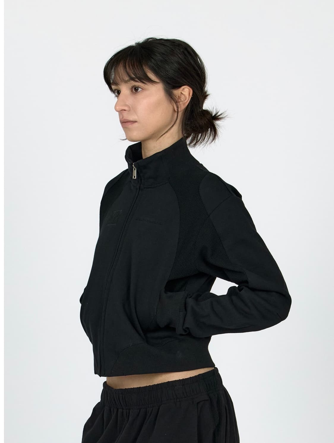 MPa CONTRAST ZIPPED JACKET WOMEN (BLACK) 상품이미지1