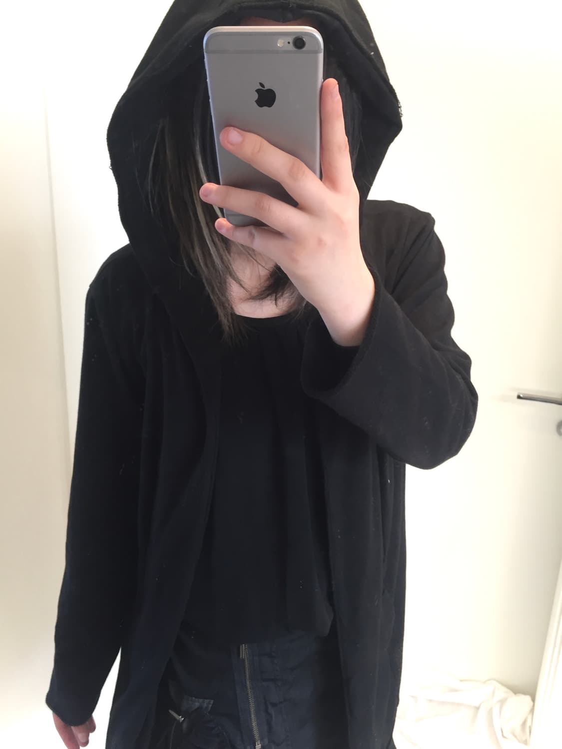 Witch unbalanced hoodie Outer 상품이미지7