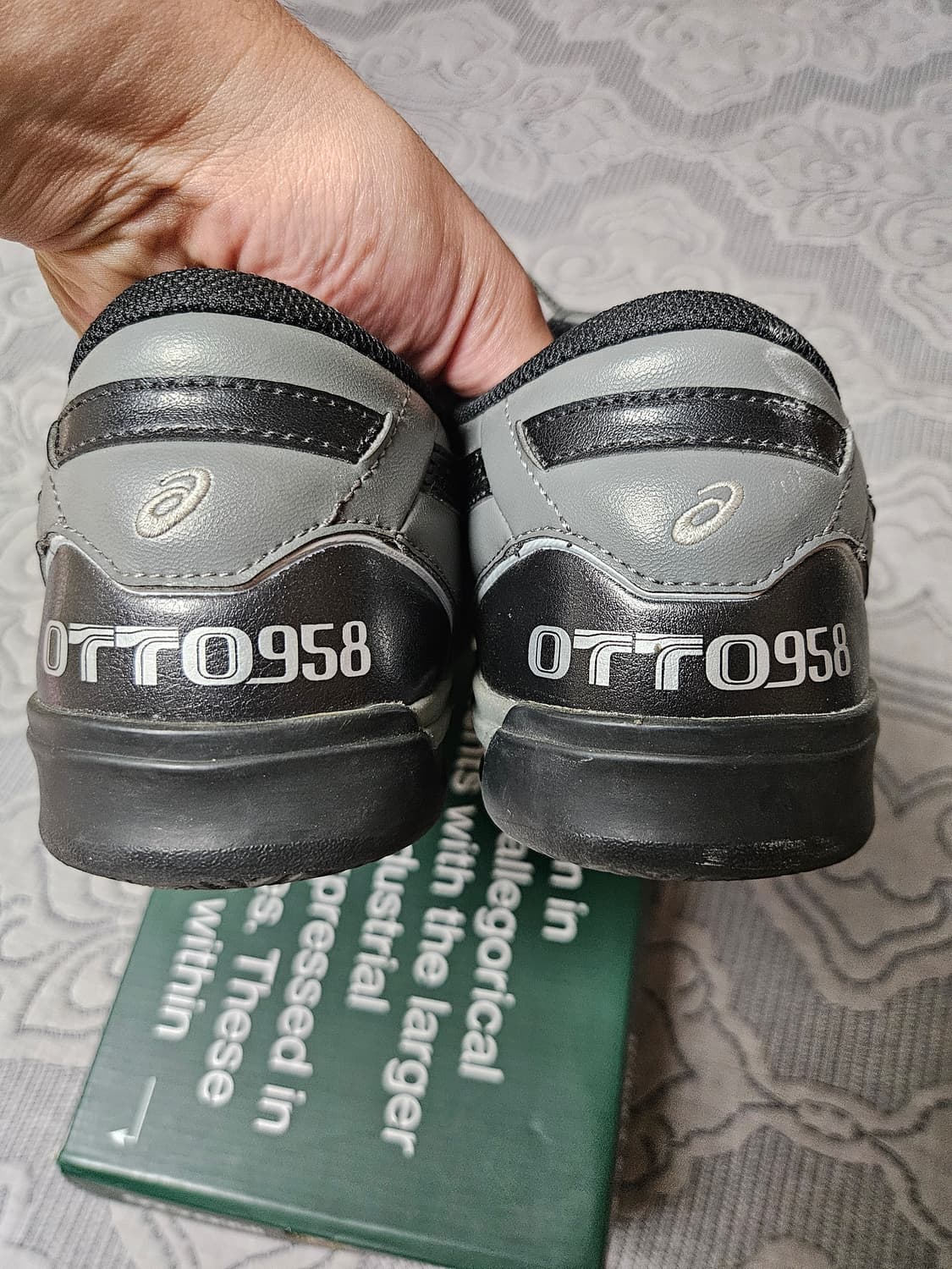 [290] 아식스 x OTTO 958 젤-플렉스키 958 건메탈 블랙 상품이미지5