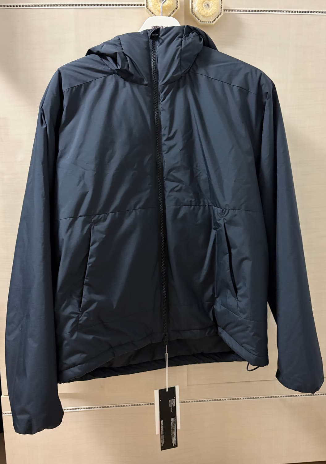 [4] 브라운야드 라이트 후디드자켓 블랙 상품이미지1