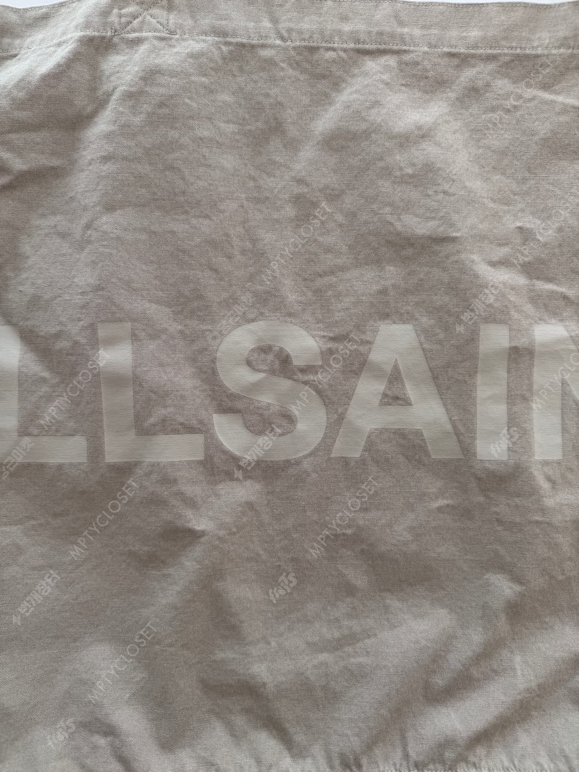 올세인츠 biggy 토트백 라이트카키 상품이미지4