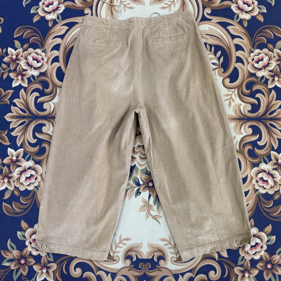 (XL)유니폼 브릿지 와이드 코듀로이 팬츠(베이지) 상품이미지4