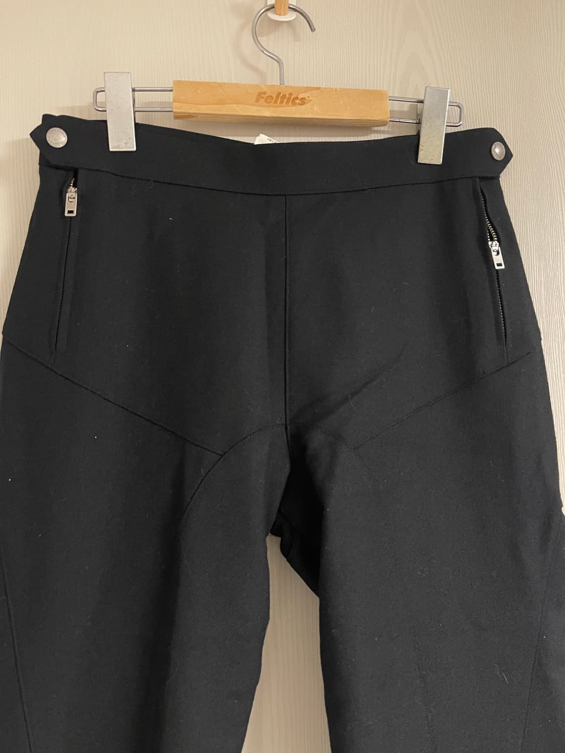 꼼데가르송 준야 와타나베 여성 지퍼 디테일 울 팬츠 S 상품이미지5