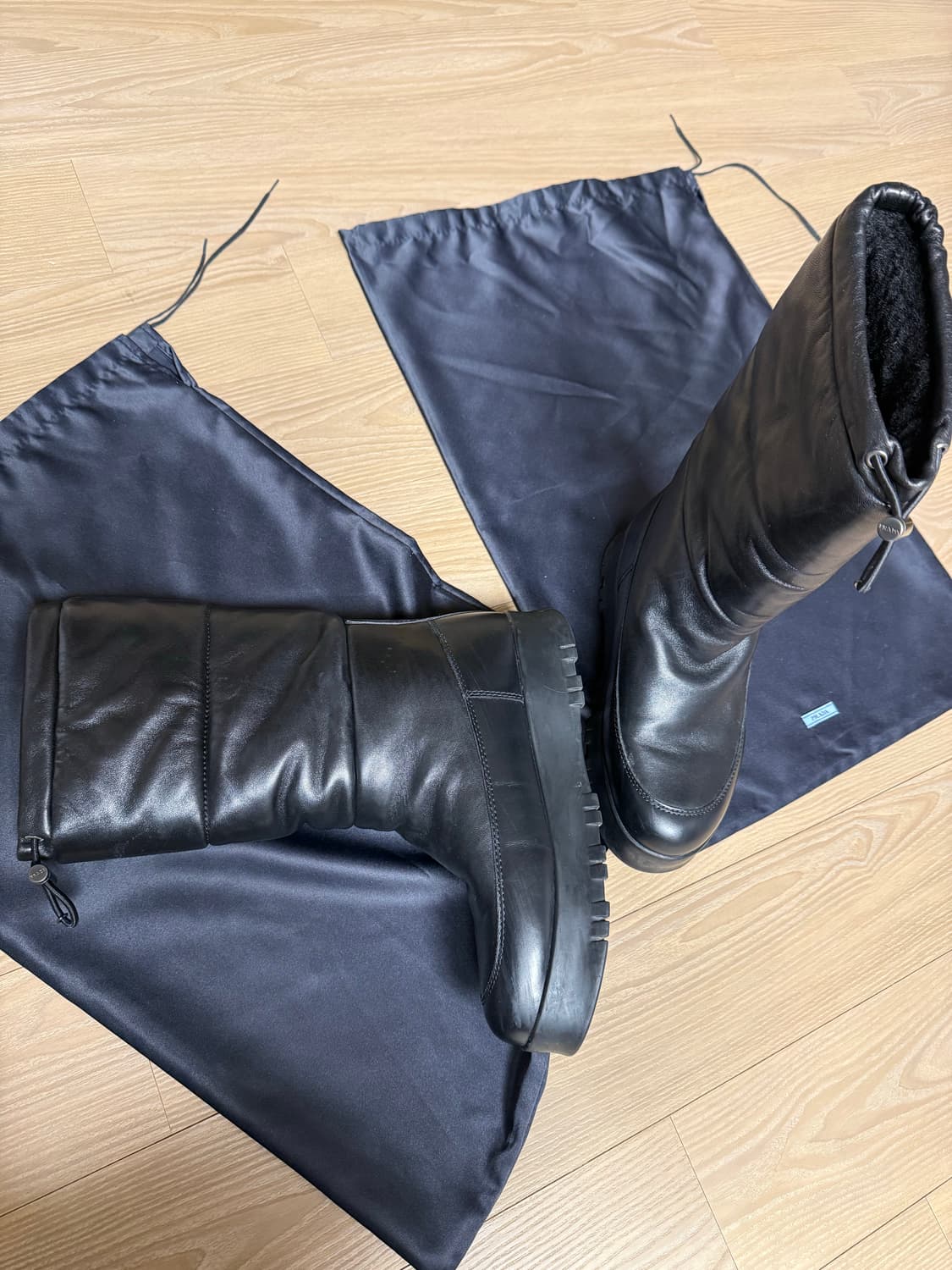 프라다 리얼레더 퍼 부츠, 프라다부츠 (37) 상품이미지7