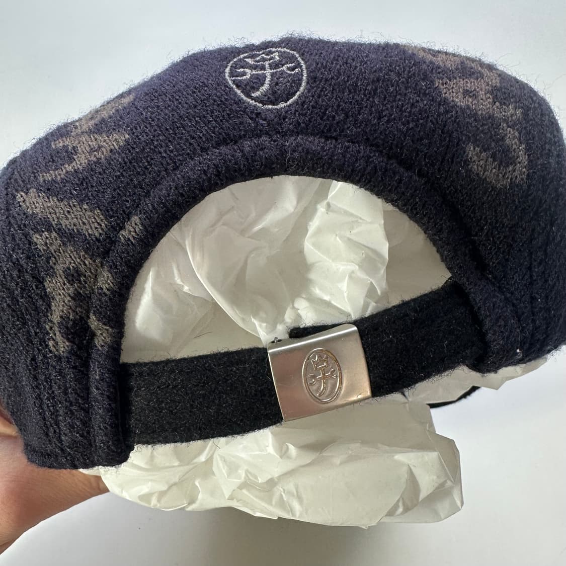 FREE 카스텔빠작 네이비 멀티로고 울 골프 헌팅캡 상품이미지3