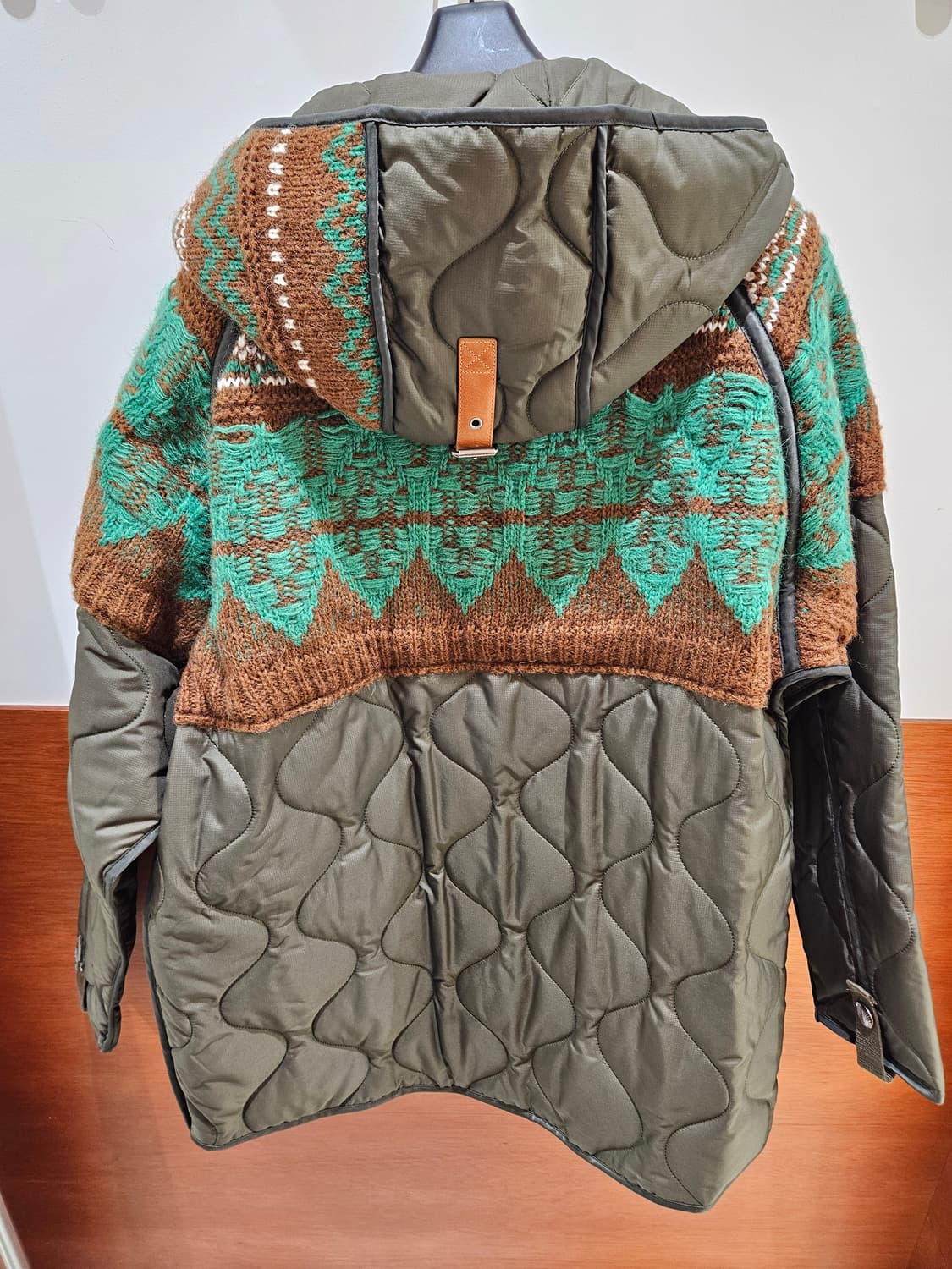 엔더슨벨 니트패치 퀼티드 파카XL 상품이미지6