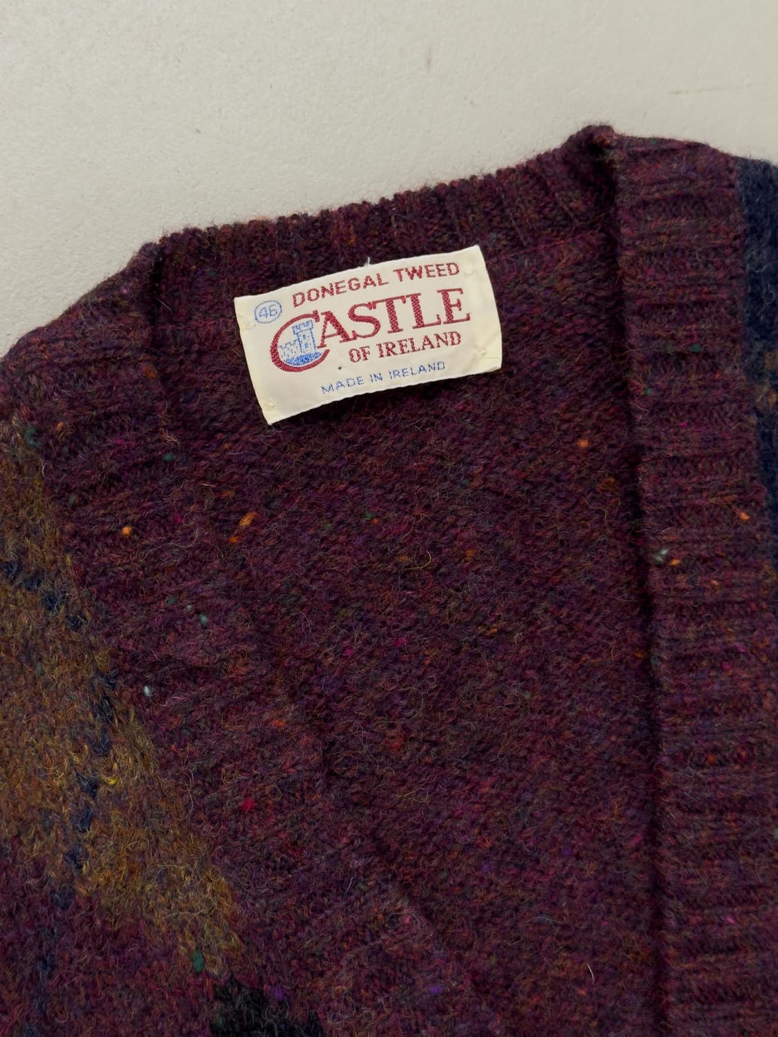도네갈 트위드 아일랜드 아가일 스웨터 상품이미지5