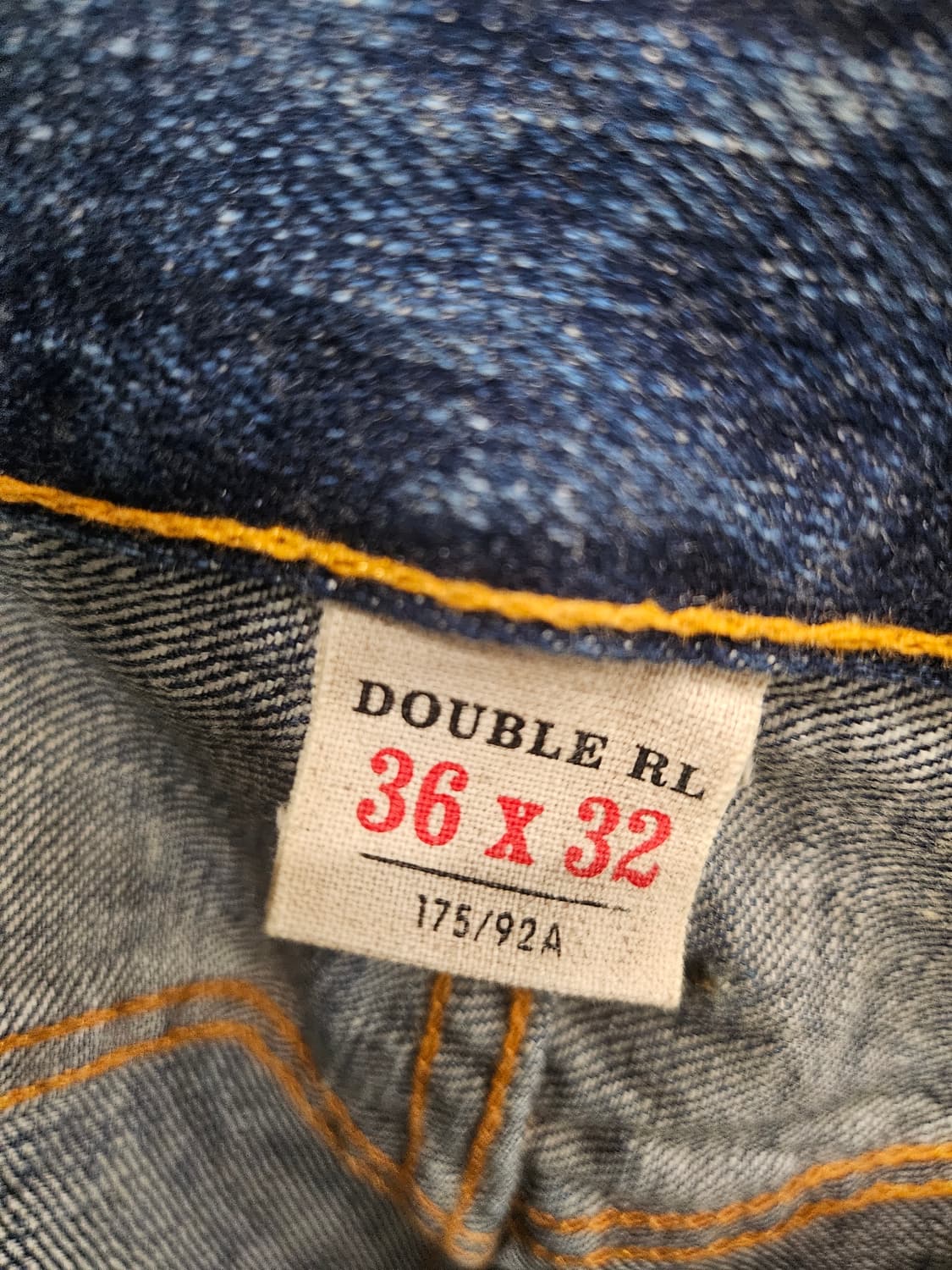 RRL 더블알엘 슬림핏 셀비지 데님 36 상품이미지5