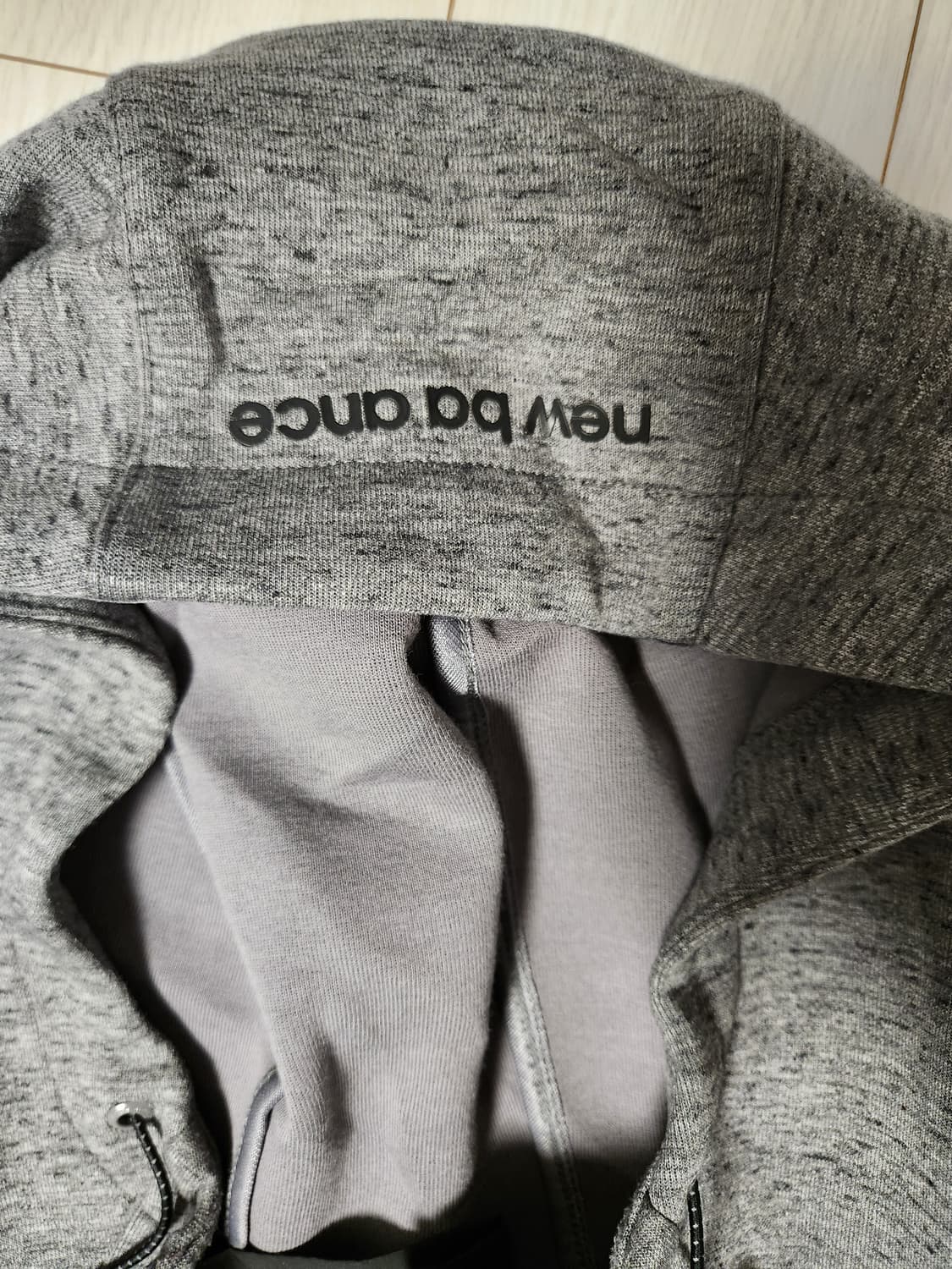 뉴발란스 아노락 변형 멜란지 쿼터집업 NBNC631033 사이즈XL 10 상품이미지3