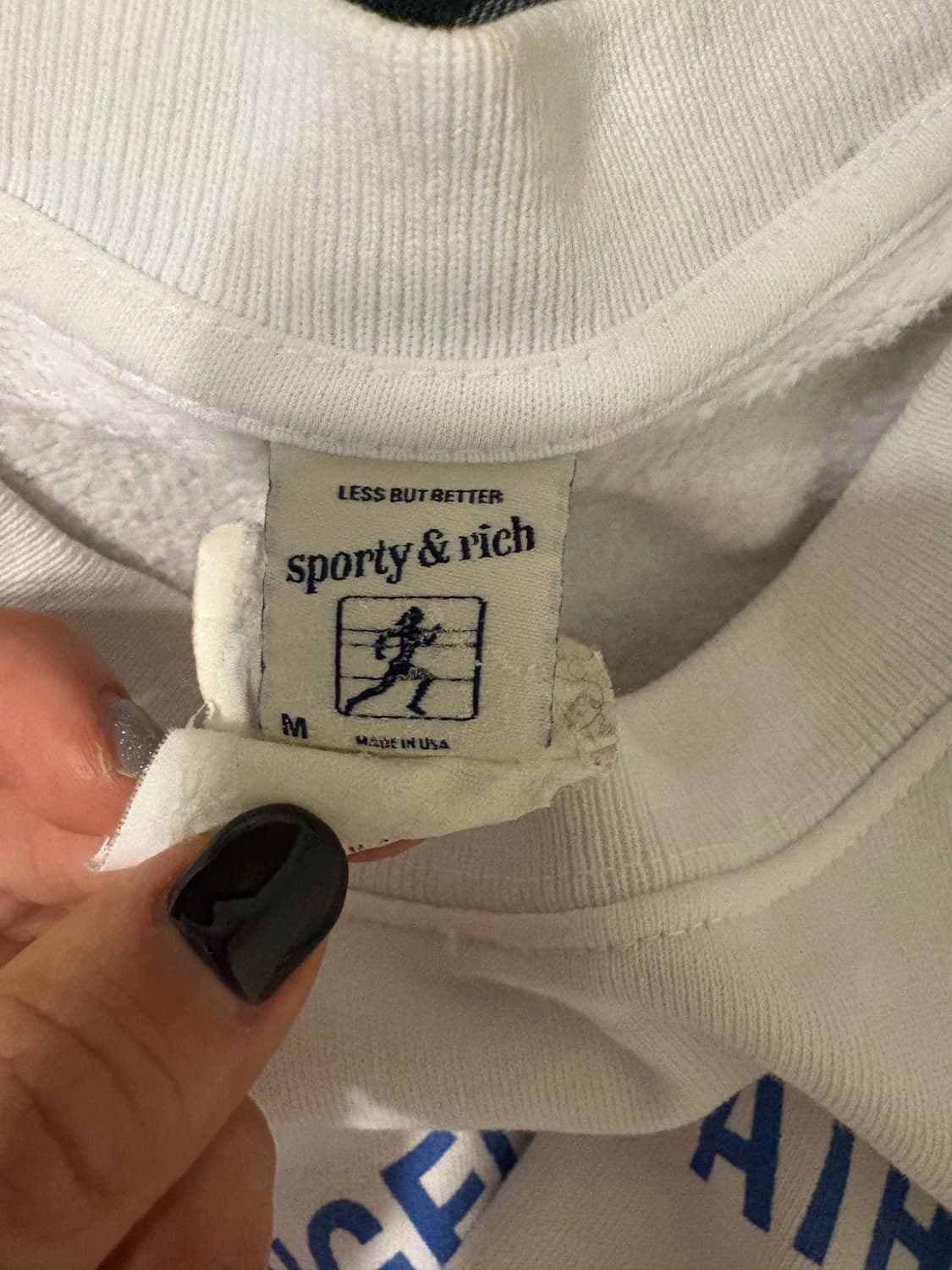 스포티앤리치 기모 맨투맨 상품이미지4