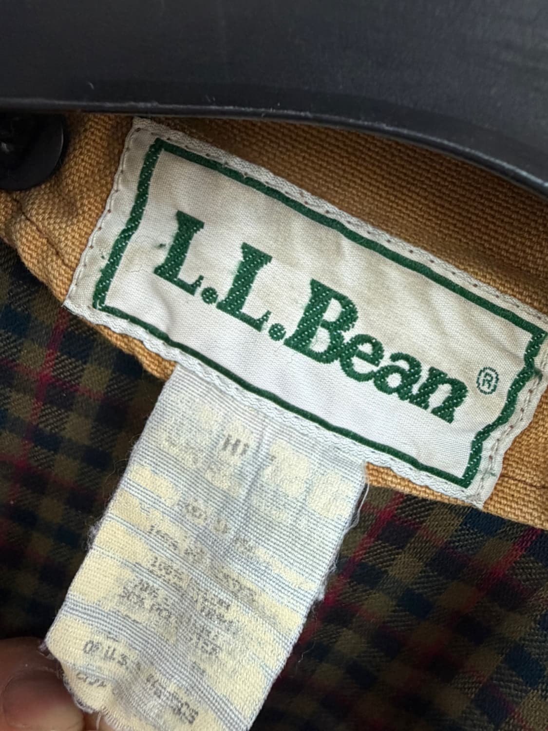 80s 엘엘빈 캔버스 헌팅 자켓  상품이미지7