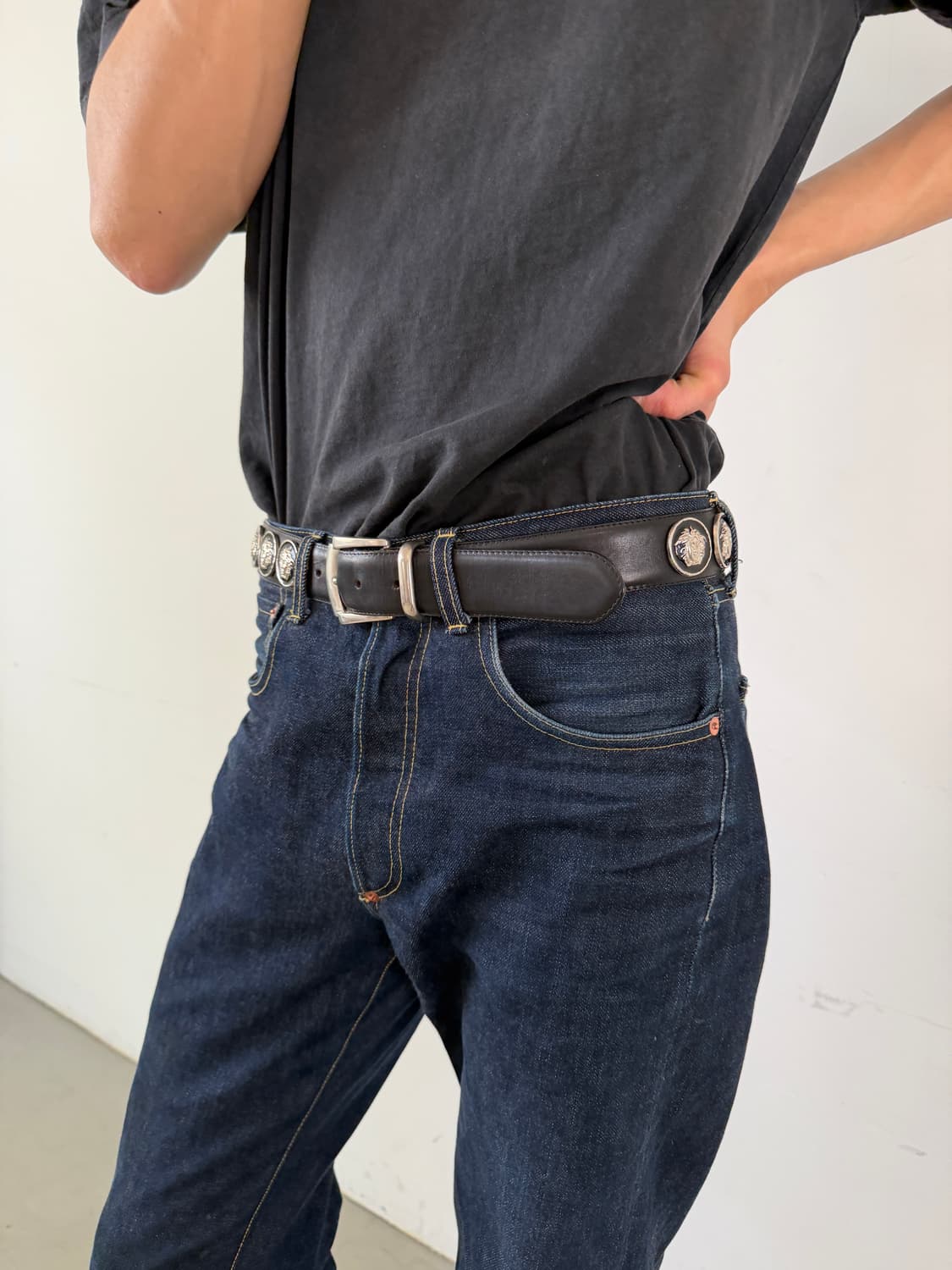 GIANNI VERSACE leather belt 상품이미지4