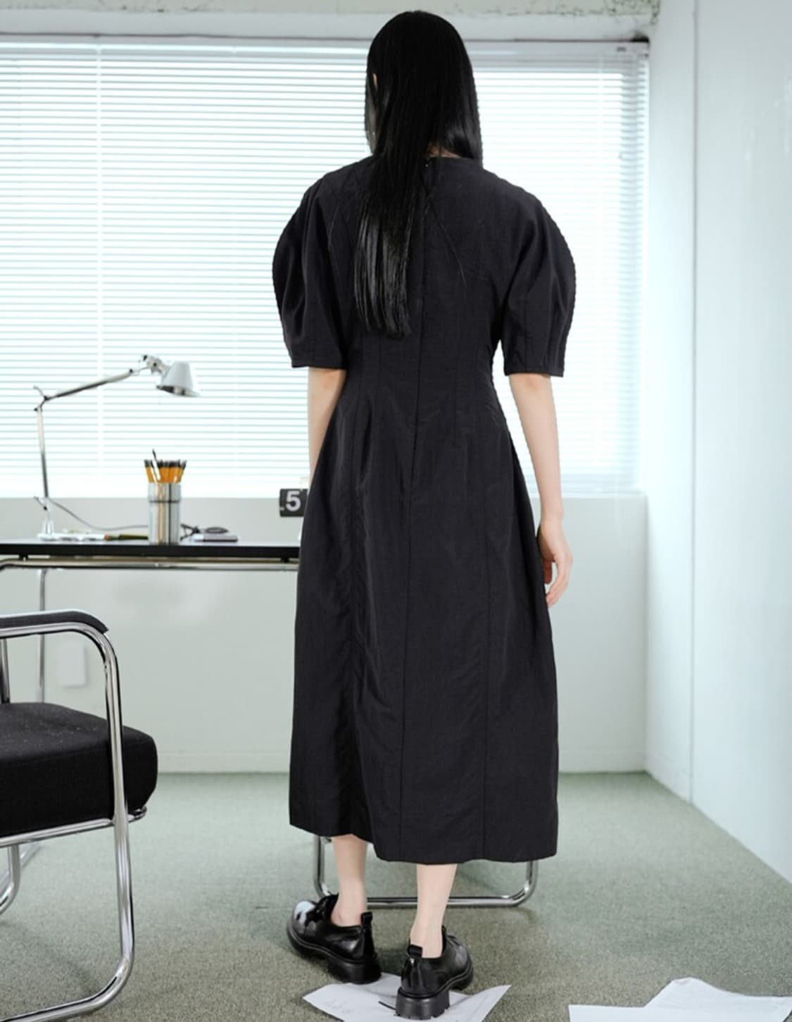 해바이해킴 나일론 벌룬 원피스 상품이미지4
