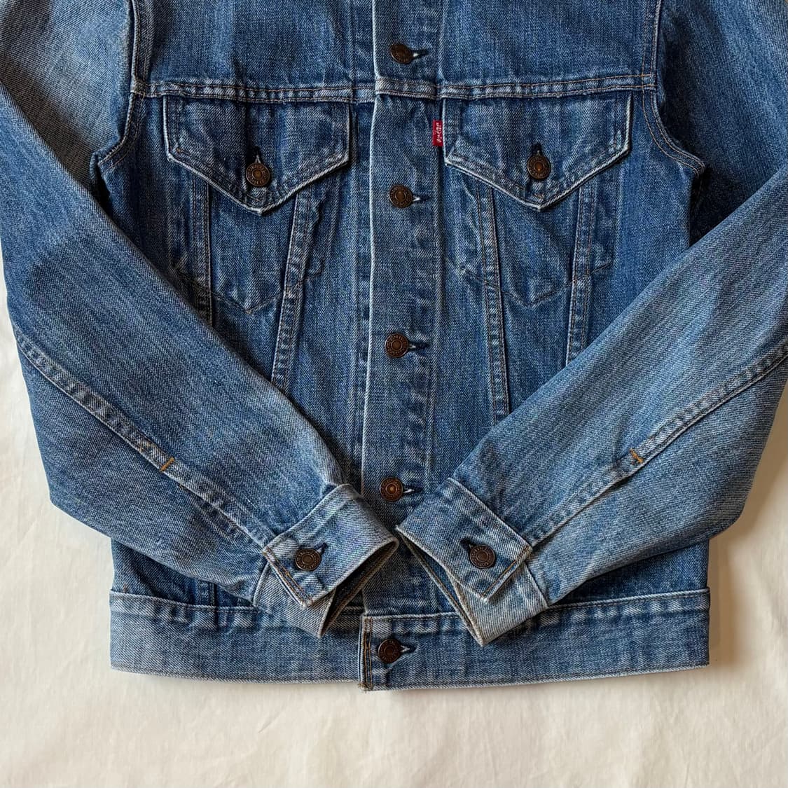 (34 /W 44반) 70s USA 3rd Levis Trucker JK 상품이미지4