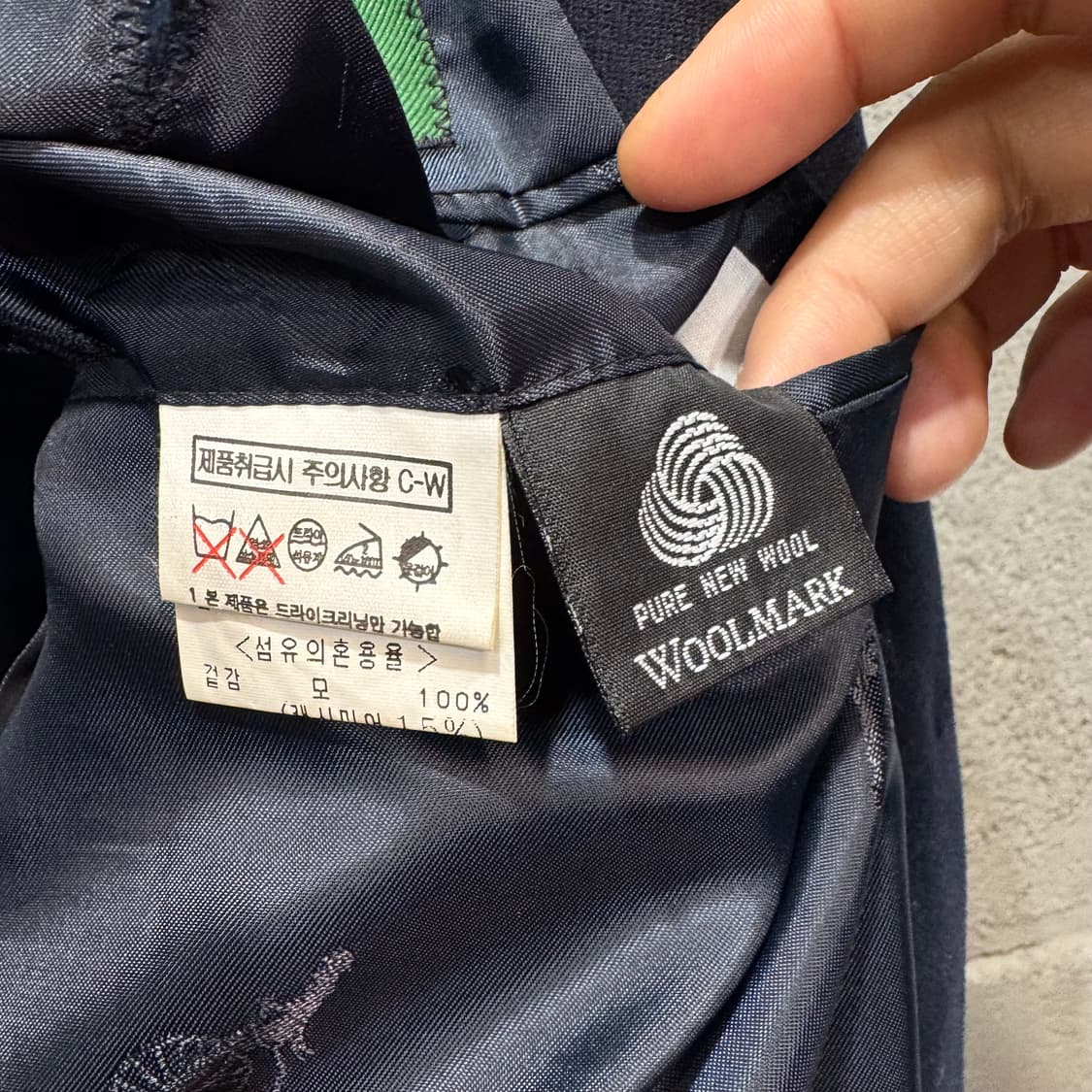 빈폴 네이비 금장 블레이저 자켓 (L)  상품이미지7