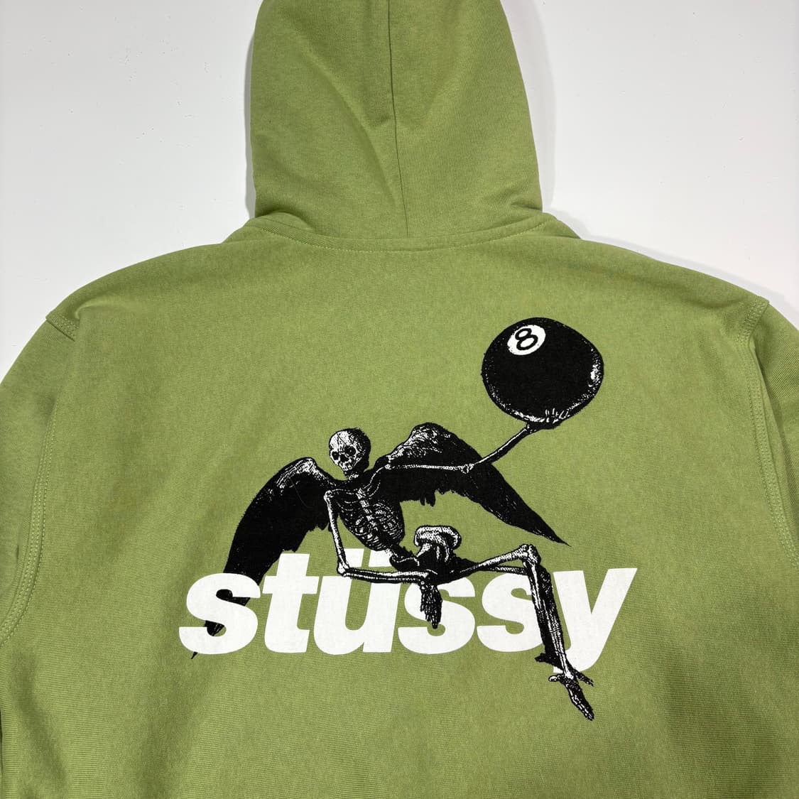 스투시 스켈레톤 8볼 그래픽 후드집업 상품이미지7