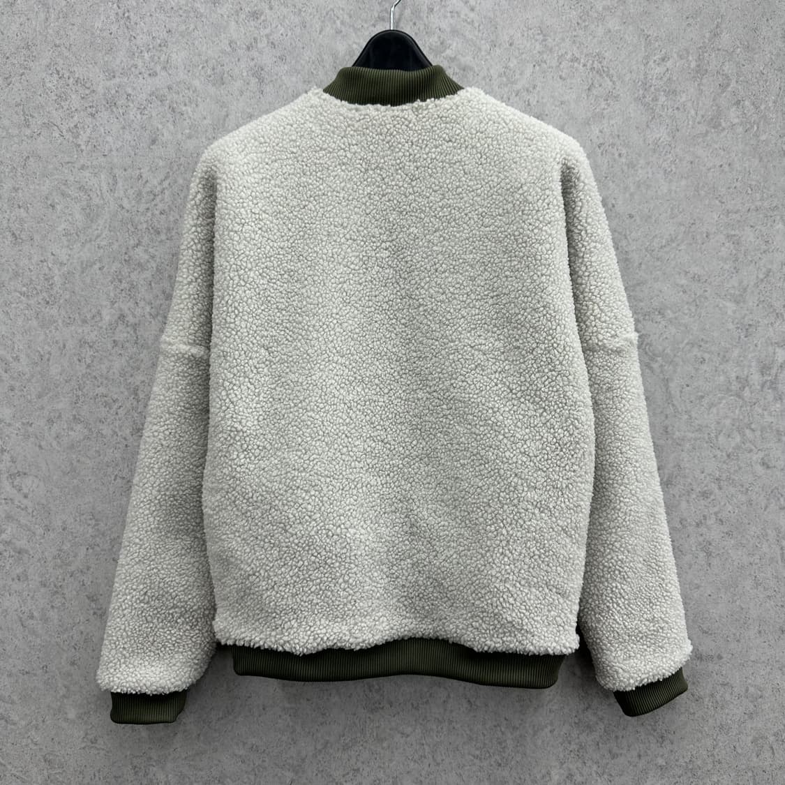 90 아디다스 여자 양면 리버서블 뽀글이 항공점퍼 상품이미지3