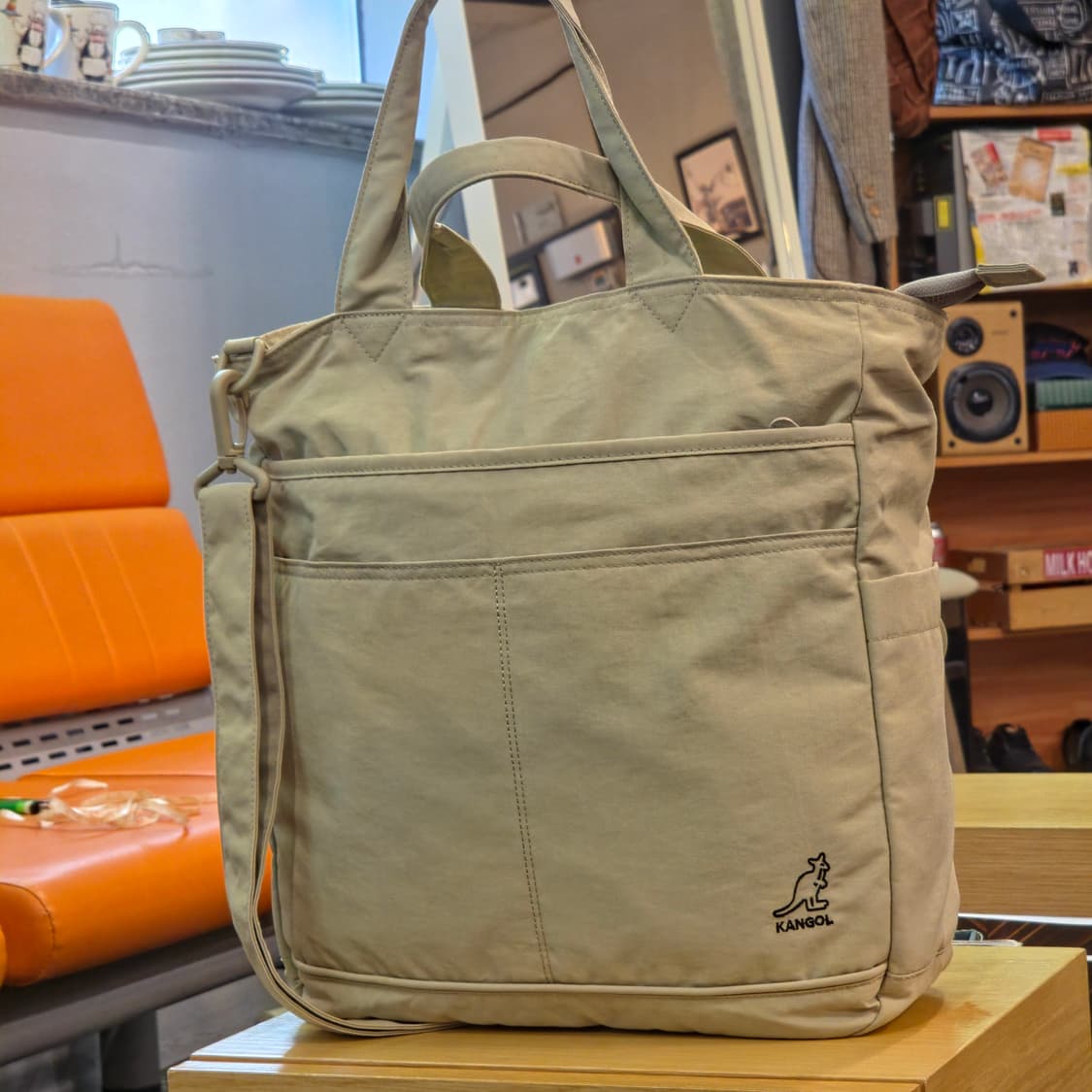 캉골 에센셜 토트백 베이지 상품이미지3