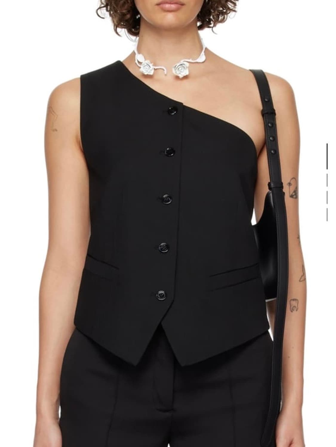 Acne studios 비대칭 웨이스트 베스트 상품이미지2