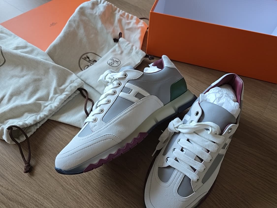 에르메스 트레일 스니커즈 41.5(270~275)백화점 정품 상품이미지3