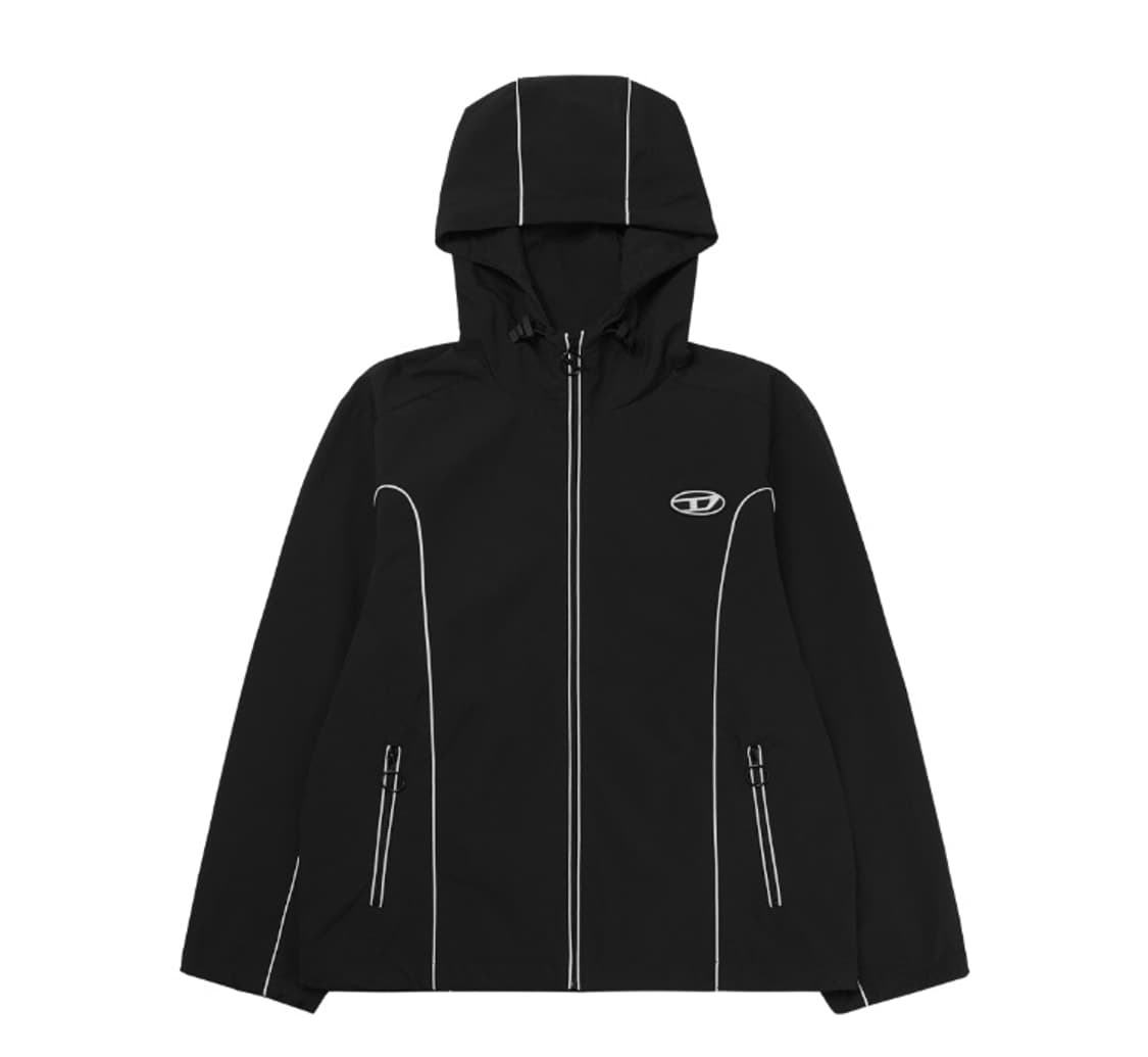 디젤 J-콘트라스트 파이핑 윈드브레이커 L 상품이미지1