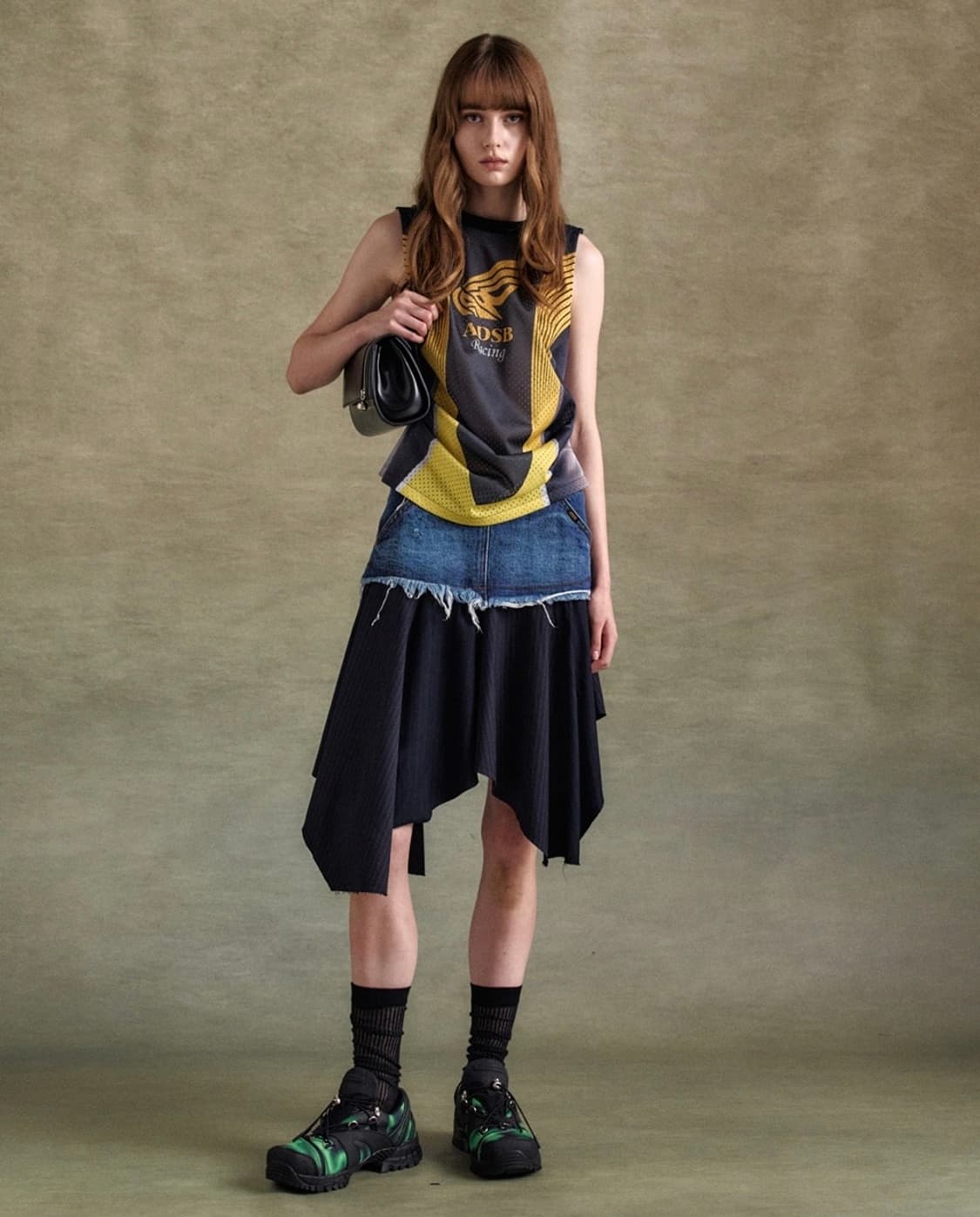 앤더슨벨 레이싱 리워크드 슬리브리스 XS (마른 55 - 55 추천) 상품이미지9